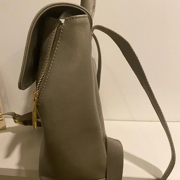 Matt and Nat mini fabi vegan leather sage backpack - Picture 2 of 6